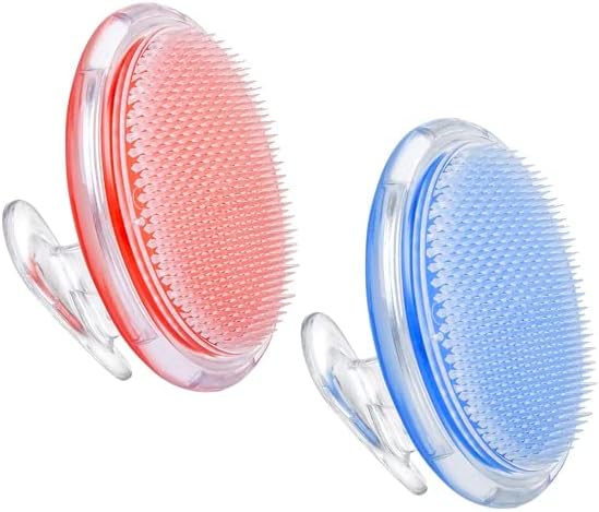 Dylonic Exfoliating Body Scrub Razor Bump Brush, Ingrown Hairs Solution Pads - After Waxing Skin Care Exfoliator for Body Shaving Irritation, Strawberry Legs, Armpit, Bikini Body Exfoliator Scrubber