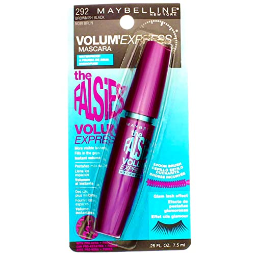 Maybelline Volum'express Falsies Mascara, Brownish Black, 6 Ea