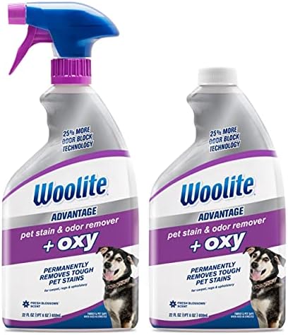 Bissell Wooliteยฎ Advantage Pet Stain & Odor Remover + Oxy, 2-Pack, 3326