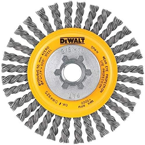 DEWALT DW49201 5-Inch by 5/8-Inch-11 HP .020 Carbon Stringer Wire Wheel
