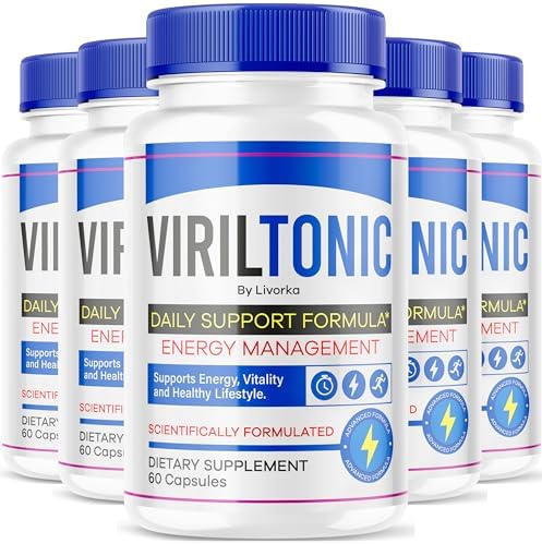 (5 Pack) Viriltonic Capsules, Viriltonic Advanced Support Formula Pills (300 Capsules)