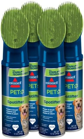 BISSELL Spotlifter Pet Carpet and Upholstery Cleaner with Brush Head - 4 Pack, 93523