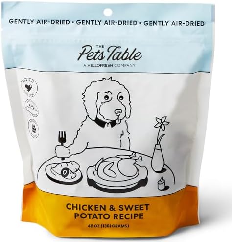 The Pets Table Chicken & Sweet Potato Air Dried Dog Food, 48-Ounce Bag