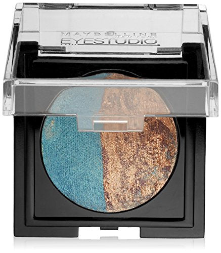 Maybelline New York Eye Studio Color Pearls Marbleized Eyeshadow, Duo Teal Takeover, 0.09 Ounce