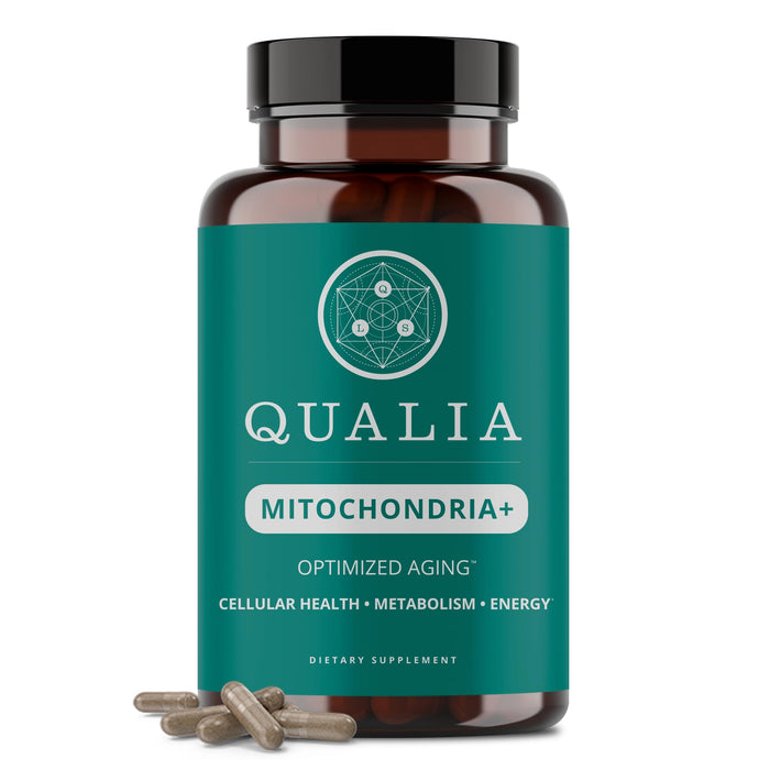 Qualia Mitochondria+ formerly Qualia Life | The Most Advanced Supplement For NAD+, Cellular Energy, Metabolism & Repair for Better Aging w/35+ NAD Boosters Resveratrol & More | 160 Ct | 1 Month Supply