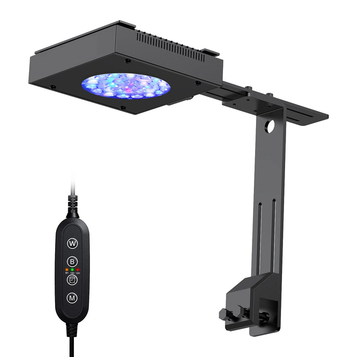 NICREW HyperReef 30 Watts Gen 1 Aquarium LED Reef Light, Dimmable Full Spectrum Marine LED for Saltwater Coral Fish Tanks