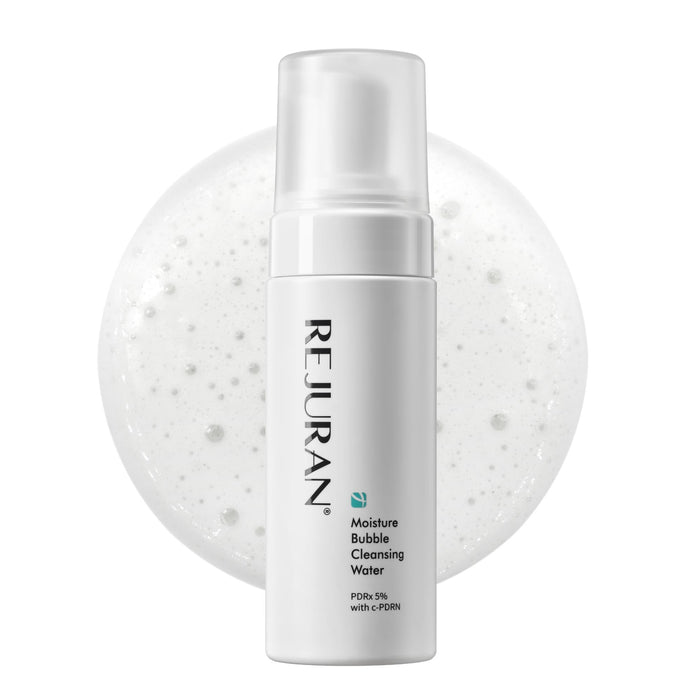 REJURAN® Moisture Bubble Cleansing Water, c-PDRN® - Facial Foaming Cleanser with PDRx, pH-Balanced and Hydrating, Micellar Water for Makeup Removal, Korean Skin Care (5.07 fl oz)