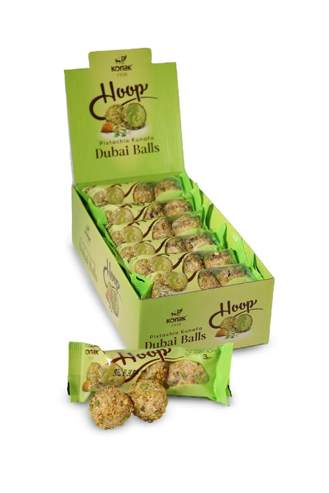 Dubai Chocolate balls - With Kunafe Delicious and concentrated flavor - perfect as a nice gift, office greeting, friends gathering, 1 pack - 250g Total 8.8 Oz