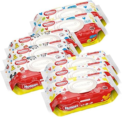 HUGGIES Simply Clean Baby Wipes, Unscented, Soft Pack ,72 Count (Pack of 8) (Packaging May Vary)