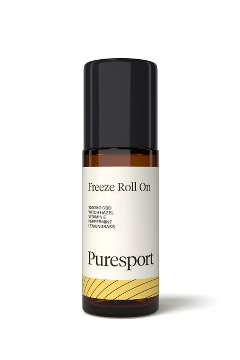 Puresport 1000mg Muscle & Joint Cooling Roll-On | 50ml | Witch-Hazel, Peppermint & Lemongrass Essential Oils