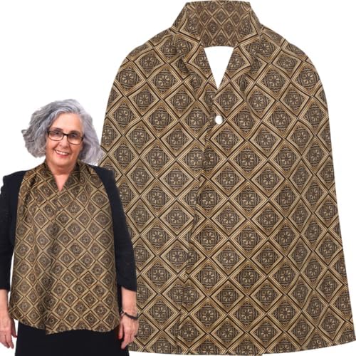 Adult Bib Scarf - Dignified Alternative to Bibs | Washable and Reusable Clothing Protectors for Eating