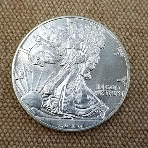 United States of America 1921 Morgan One Dollar American Coin Liberty Cupronickel Silver Plated Trust Copy Antique Handmade Souvenir Ornament Father