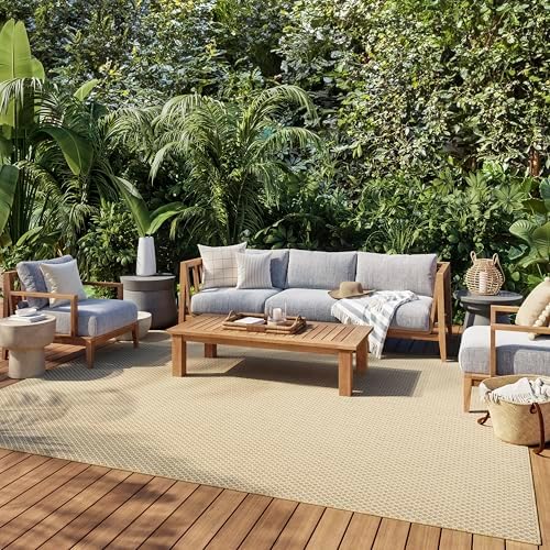 Nourison Home Home Courtyard 8' x 10' Natural Area Rug