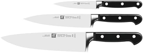 Professional S Zwilling J.A Henckels 3 Piece Knives Set, Black/Stainless Steel (35602-000-0)