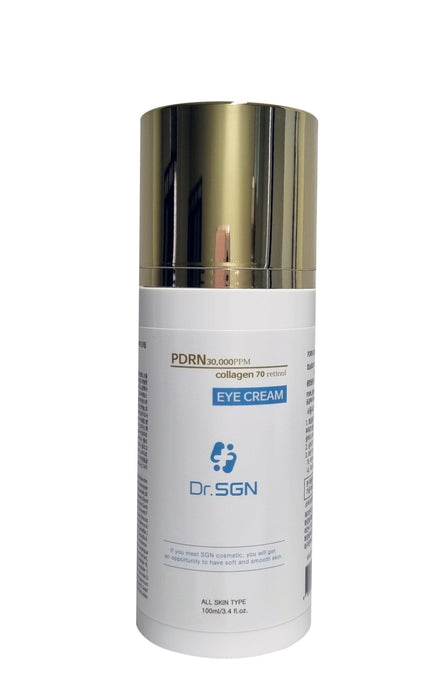 Generic Dr. SGN PDRN Collagen 70 Eye Cream (100ml) improves wrinkles, collagen eye cream, brightening effects, korean skin care, korean eye cream, White