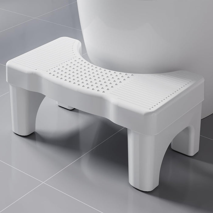 Kzeirm Toilet Stool, Poop Step Stool for Bathroom, Toilet Foot Pooping Stool for Adults, Portable Travel Squat Bench for Feet, Banco para Baño Toilet Leg Raiser