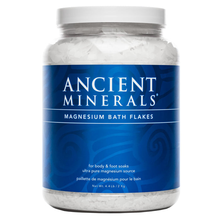 Ancient Minerals Magnesium Bath Flakes - Bathing Alternative to Epsom Salt - Soak in Natural Salts - High-Absorption Efficiency for Relaxation, Wellness & Muscle Relief (4 .4 lb)GET 20% OFF STOREWIDE!