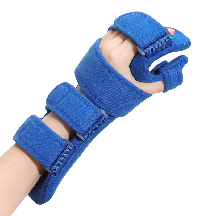 Resting Hand Splint, Stroke Hand Therapy Equipment, Hand Brace with Finger Support for Stroke Recovery Patients, Carpal Tunnel Syndrome, Arthritis, Tendinitis, Metacarpal Breaks (Large Left)
