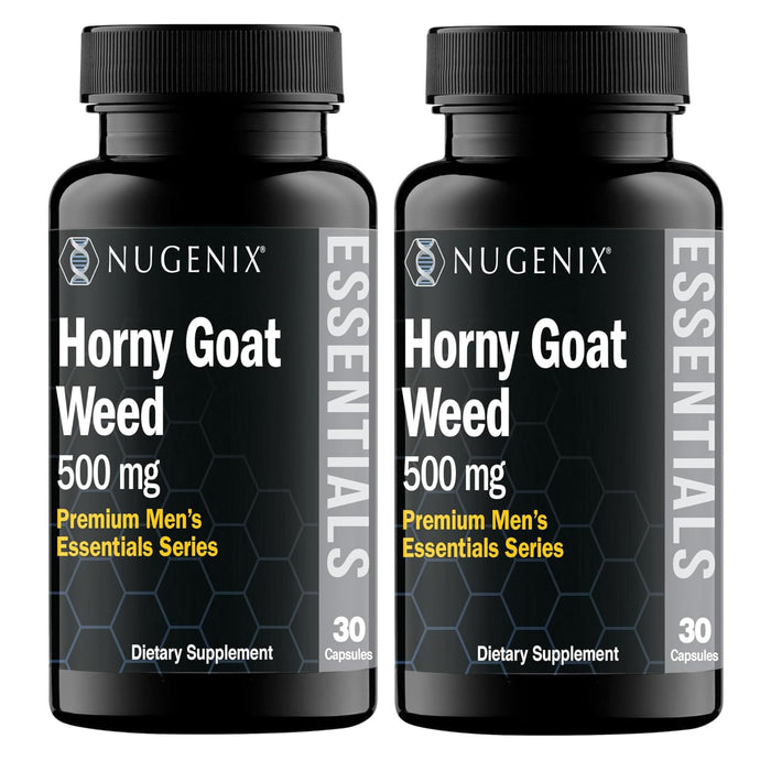 Nugenix Essentials Horny Goat Weed Extract - Epimedium Extract - 60 Capsules