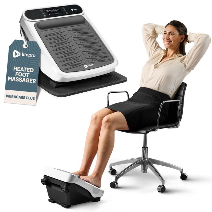 LifePro Foot Massager for Neuropathy - Relaxing Calf and Foot Therapy with Heat Option for Maximum Soothing Relief - Massager for Blood Circulation and Revitalization