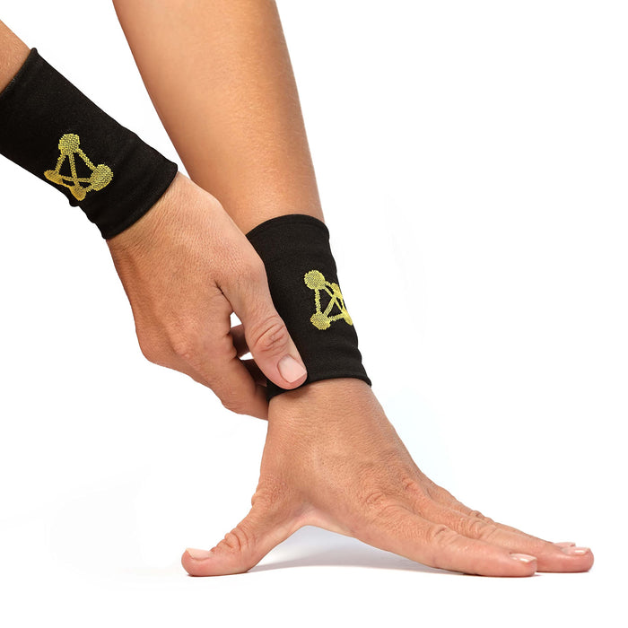 CopperJoint Compression Wrist Sleeve – Copper Hand Brace, Copper Wrist Compression Sleeve, Weight Lifting Wrist Support Brace, Hand Support for Sore Muscles, Yoga, Bowling, Sports - 1 Pair XL