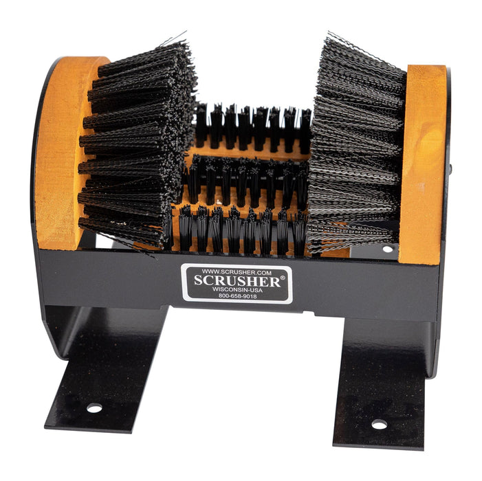 Scrusher - Deluxe Boot Brush & Shoe Cleaner, Weather Resistant Outdoor Heavy-Duty Boot Cleaner for Cleaning Mud, Slush, and Snow from Footwear – Made in The USA