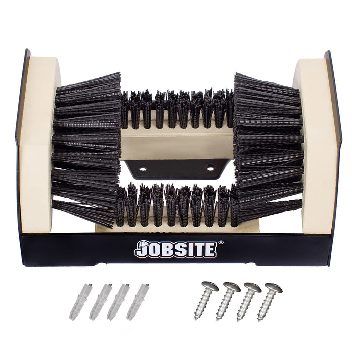 JobSite The Original Boot Scrubber - All Weather Industrial Shoe Cleaner & Scraper Brush
