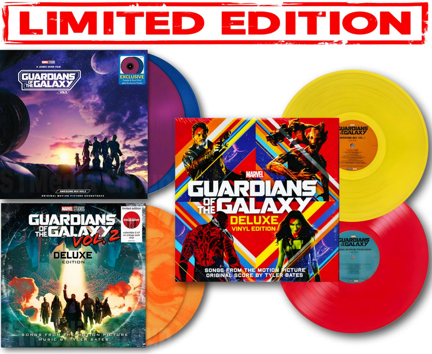 Guardians of the Galaxy Deluxe Collection - Vol.1 / Vol.2 / Vol.3 - Awesome Mix Vinyl Set