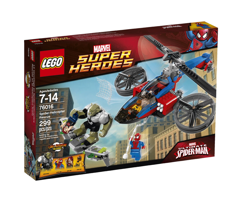Lego 76016 Superheroes Spider-Helicopter Rescue