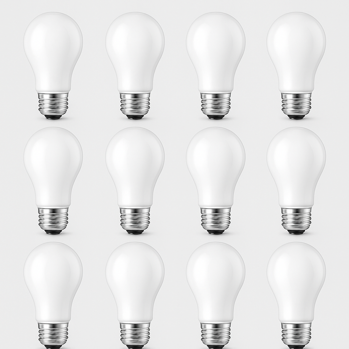 PHILIPS Soft White LED A19 Bulbs – 12-Pack, 60W Equivalent, Dimmable, Flicker-Free EyeComfort, E26 Base, 800 Lumens, Indoor Use (2700K)