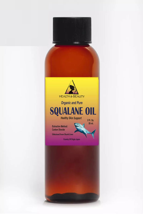 SQUALANE OIL DERIVED ORGANIC PREMIUM by H&B Oils Center NATURAL PURE 2 OZ