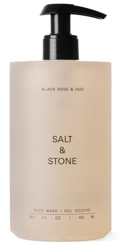Salt & Stone Body Wash with Antioxidants for Deep Moisture | For Women & Men, Sulfate, Paraben, & Dye Free, Leaving Skin Soft and Hydrated