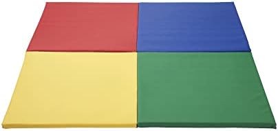 ECR4Kids SoftZone Quad Fold-N-Go Activity Mat, Folding Playmat