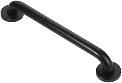 16inch Handicap Grab Bar for Shower, Shower Handles for Elderly, Shower Grab Bars for Seniors with Concealed Screws Black