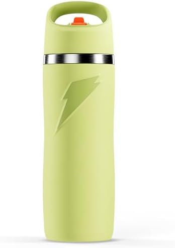 Gatorade 'Overtime' 22oz Stainless Steel Bottle, Straw Cap, Yellow