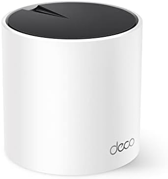 TP-Link Deco AX3000 WiFi 6 Mesh System Deco X55- Covers up to 2500 Sq.Ft., Replaces Wireless Router and Extender, 3 Gigabit Ports, Supports Ethernet Backhaul(1-Pack) (Renewed)