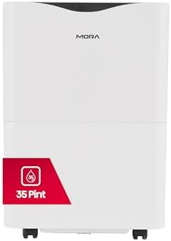 Mora Mora by Hisense 35 Pint Dehumidifier, for Space upto 3,000 Sq. Ft at Home, in Basements and Large Rooms, Energy Star, Quiet Operation,Filter Indicator with Washable Filter, 2 Years Warranty