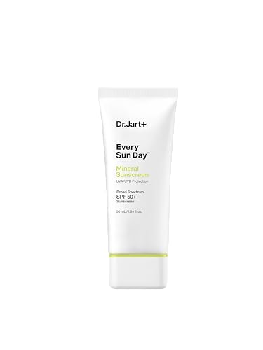 Dr.Jart+ Every Sun Day Mineral Korean Sunscreen SPF 50+ for Face | Korean Skin Care | Travel Size, 1.69 Fl Oz