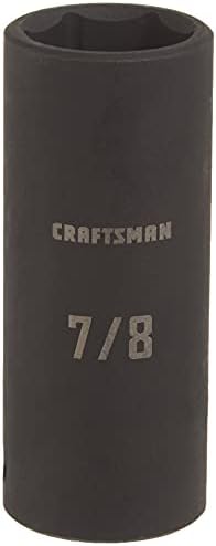 CRAFTSMAN Deep Impact Socket, SAE, 1/2-Inch Drive, 7/8-Inch (CMMT16063)