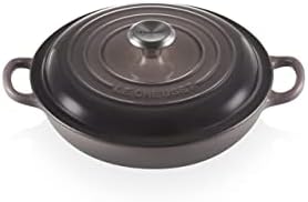 Le Creuset Enameled Cast Iron Signature Braiser, 1.5 qt., Oyster