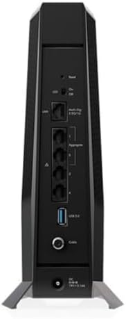 NETGEAR CAX80-100NAR Nighthawk AX6000 6Gbps DOCSIS 3.1 WiFi 6 Cable Modem - Certified Refurbished