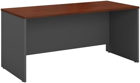 Bush Business Furniture Series C Credenza Desk, Computer Table for Home or Professional Office, 60W x 24D, Hansen Cherry
