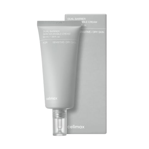 celimax Dual Barrier Skin Wearable Cream | Long Lasting Cream Face Moisturizer with Ceramides, Hyaluronic Acid, Moisturizing, Hydrating, Soothing, Repairing, Day & Night Cream, 50ml