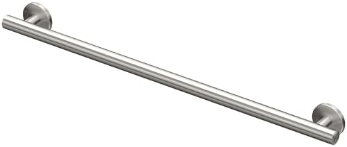 Gatco 857A Latitude II 30" Grab Bar, Satin Nickel/ADA Compliant Wall Mount Stainless Steel 30" Safety Grab Bar for Bathroom