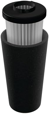 Dirt Devil Vacuum Filter for Endura Upright Vacs, Reusable, Style F112, Black, High-Performance Filtration, Part AD47936, Dirt Devil Vacuum Filters Replacement