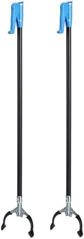 Amazon Basics Reacher Grabber, Versatile Metal Reaching Tool, 38", 2-Pack (Previously AmazonCommercial brand)