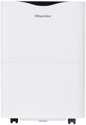 Hisense 35 Pint 3,000 sq. ft. Portable Dehumidifier, 3-Speed, Easy-carry handle - HD3524 (Renewed)