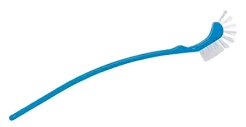 Tupperware Blue Long Handle Tumbler and Seal Brush