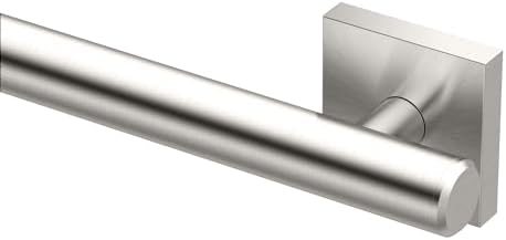Gatco 956 Elevate, Grab Bar, 36”, Satin Nickel/ADA Compliant Stainless Steel Safety Grab Bar for Bathroom