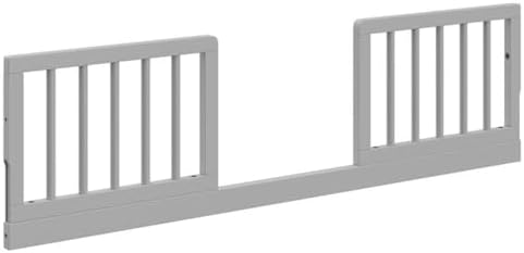 Graco Toddler Safety Guardrail Kit with Dowels (Pebble Gray) for Storkcraft & Graco Crib Conversion – GREENGUARD Gold Certified